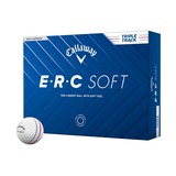 Callaway ERC Soft golfballen met logo, voorkant van de doos met de Callaway ERC Soft ervoor