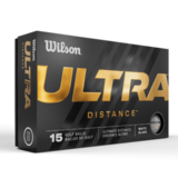 Wilson Ultra Distance golfballen met logo, voorkant van de doos